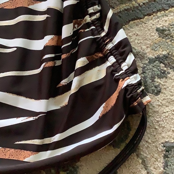 Silhouette solutions, tankini top brown beige, rust, gold size 16 nice f… - Picture 5 of 7